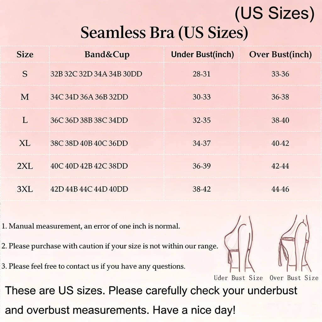 Women's Seamless Pink Leopard Print Bra Wire-Free Bra Full Cup Soft Thin Mold Support Breathable and Beauty Deep V Plus Up Bra Four Rows of Hooks